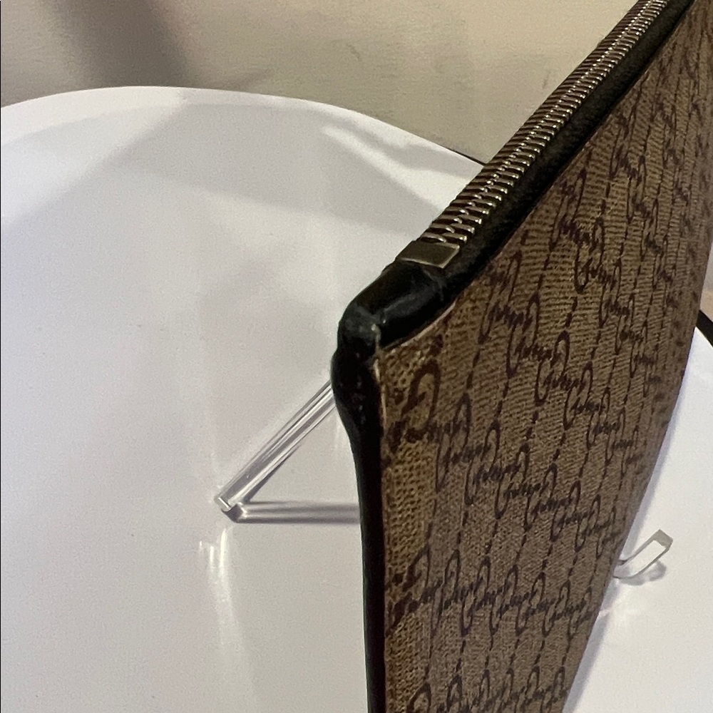Gucci Angry Cat GG Coated Canvas Clutch Wristlet Large - Picture 13 of 16